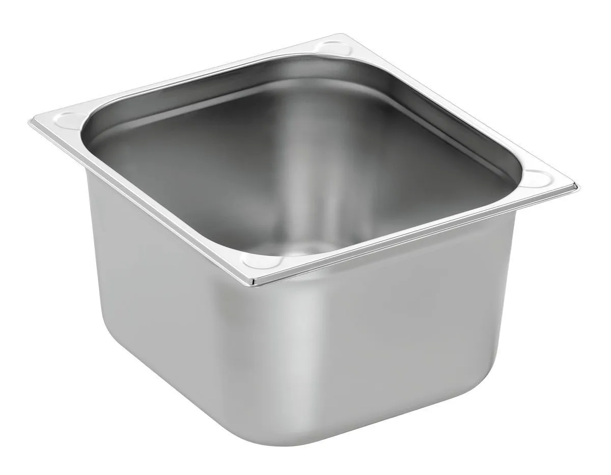 Bandeja Gastronorm GN 2/3 em Aço Inoxidável - Profundidade 200 mm - 18 L