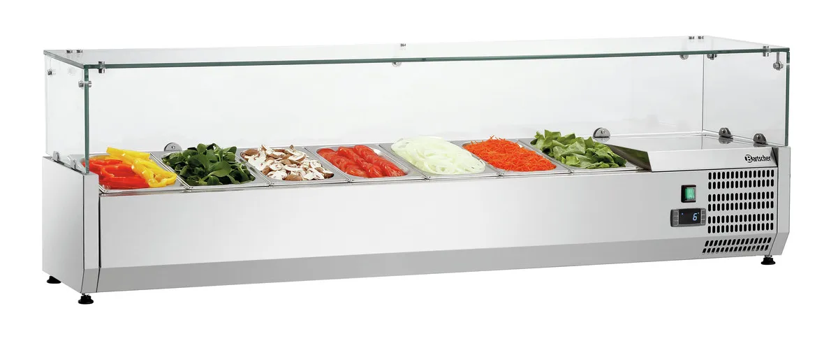 Saladeira para colocar - 7 x GN 1/4