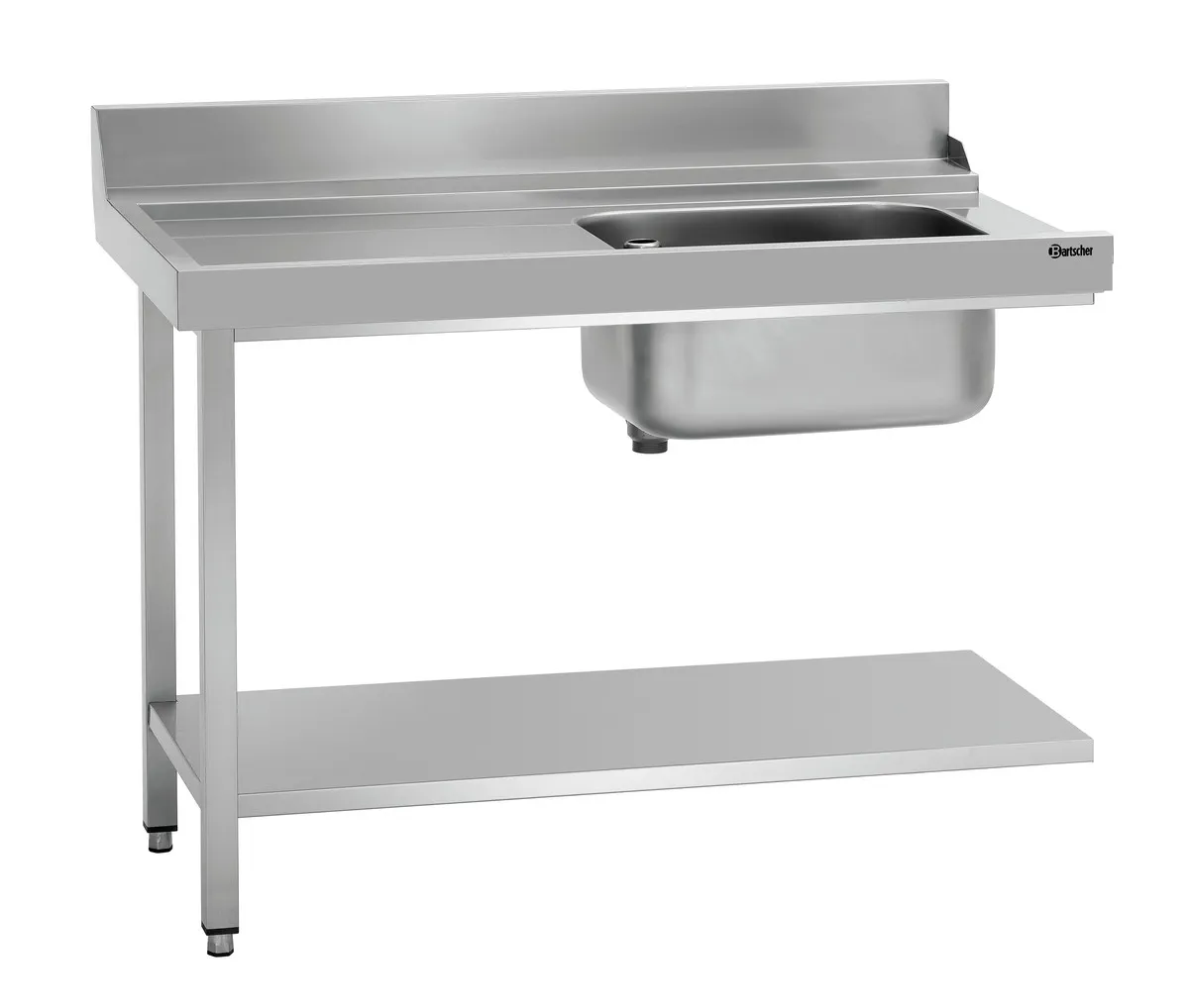 Mesa de Triagem com 1 Recipiente - Esquerda - L 1200 x P 720 mm