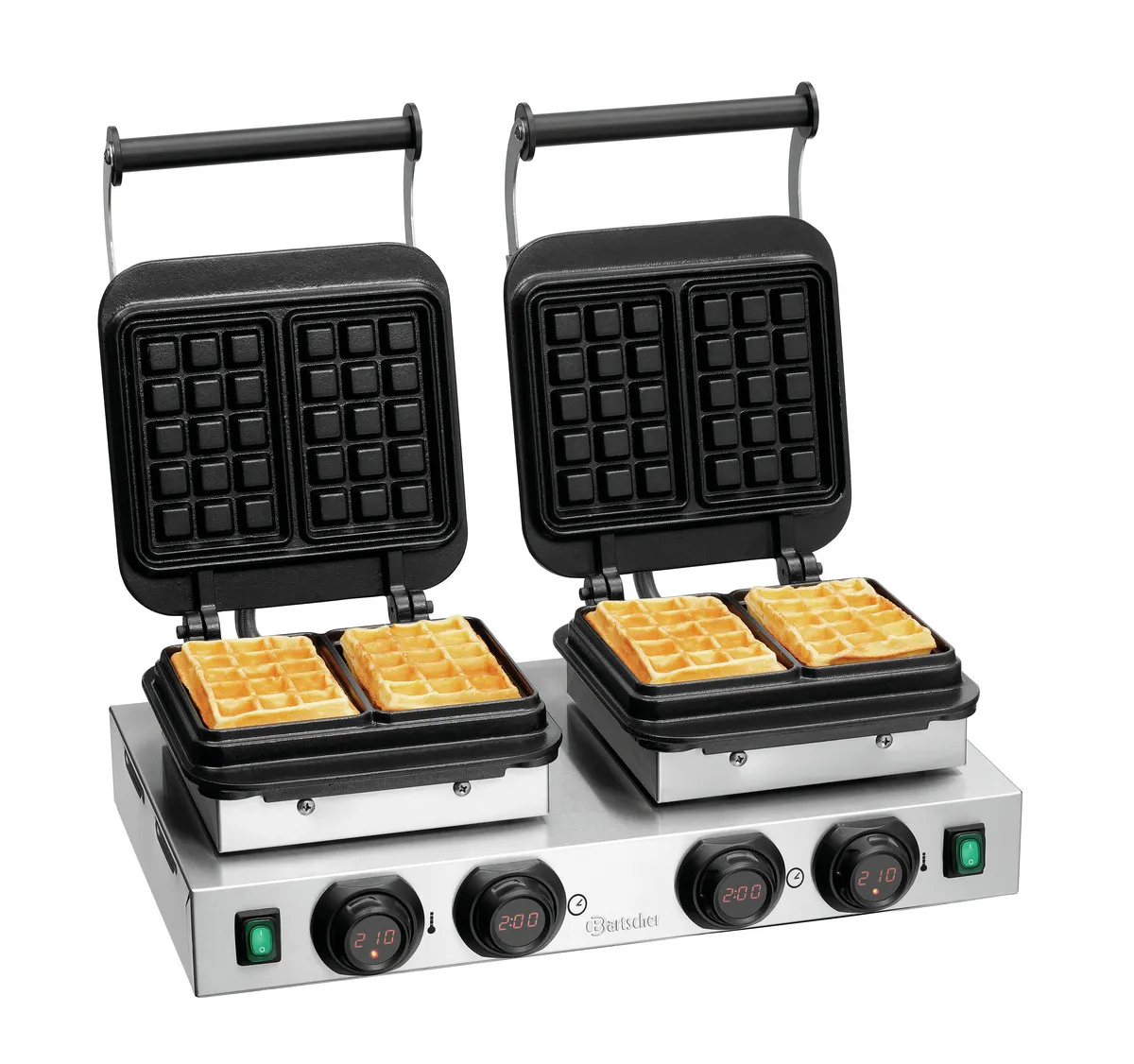Máquina de Waffles Dupla - Waffle de Bruxelas