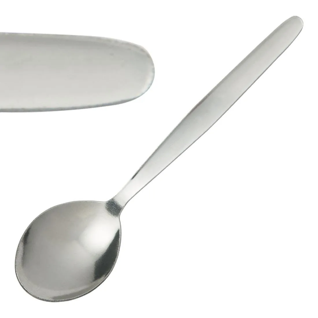 Colher de Sopa Redonda Kelso em Aço Inoxidável - Conjunto de 12
