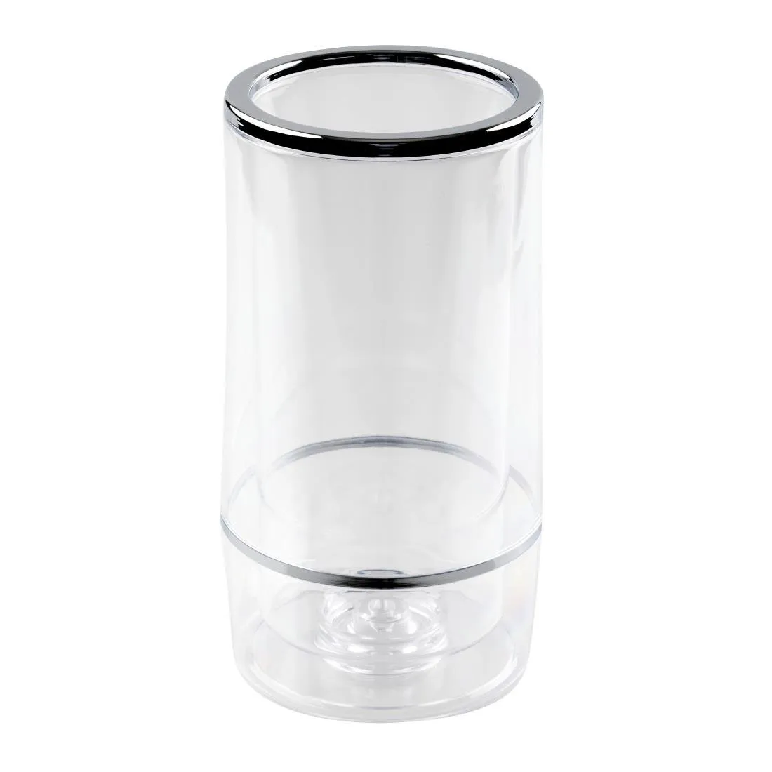 Refrigerador de Vinho de Parede Dupla em Acrílico Transparente