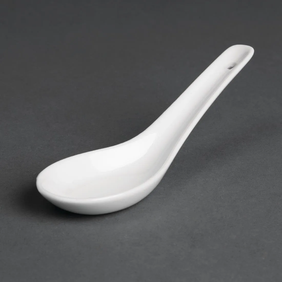 Colher de Arroz Branca - L 130 mm - Conjunto de 24