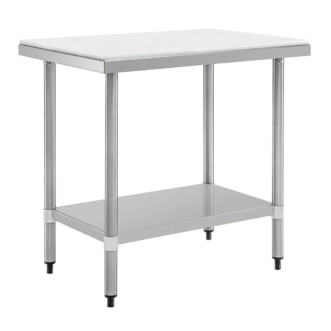 Mesa de corte em inox e polietileno - L 900 mm