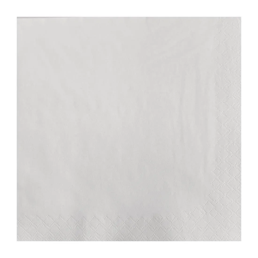 Guardanapo de Papel Profissional Branco 3 Folhas - 400 x 400 mm - Conjunto de 4 x 250