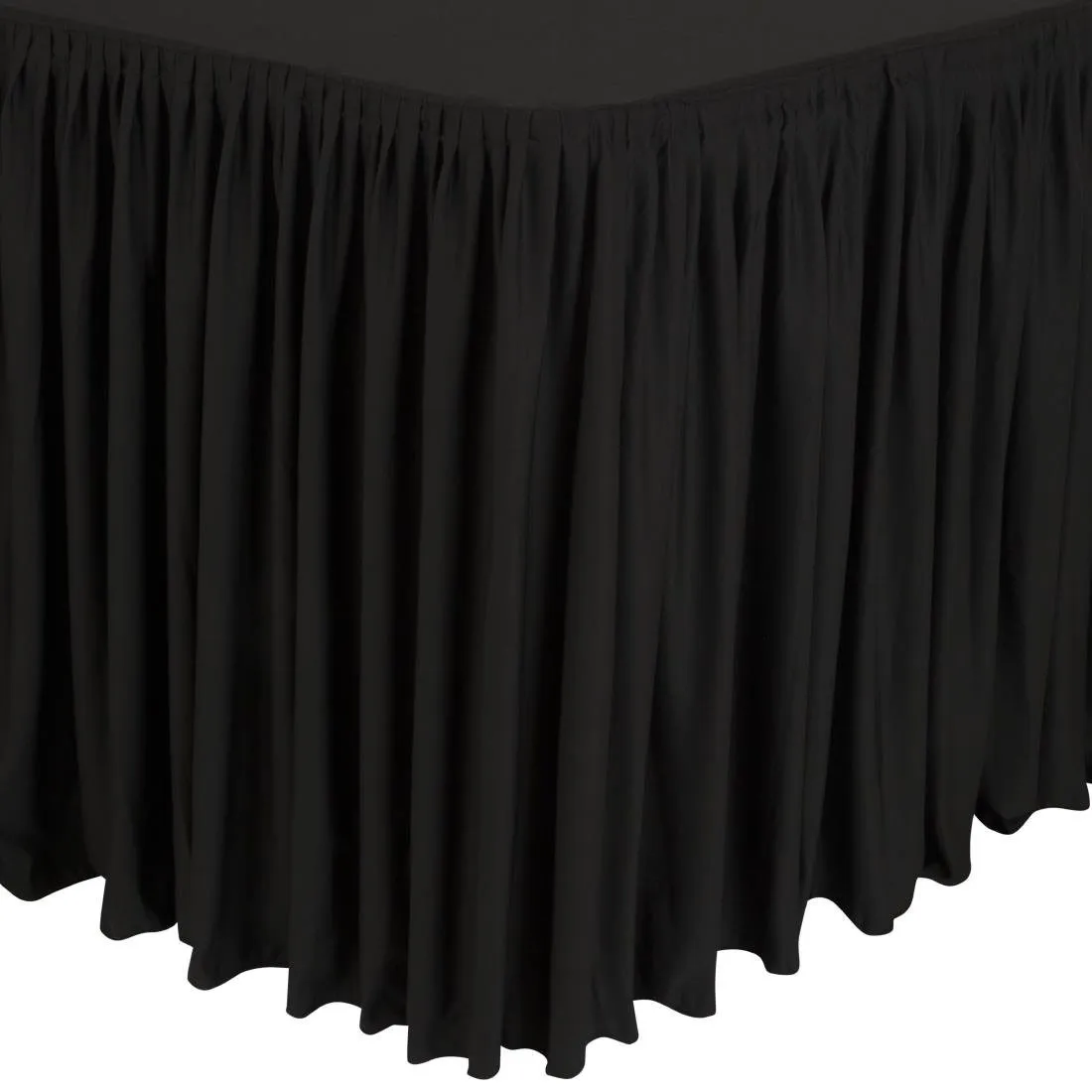 Toalha e Forro Retangulares Pretos - 750 x 1820 mm