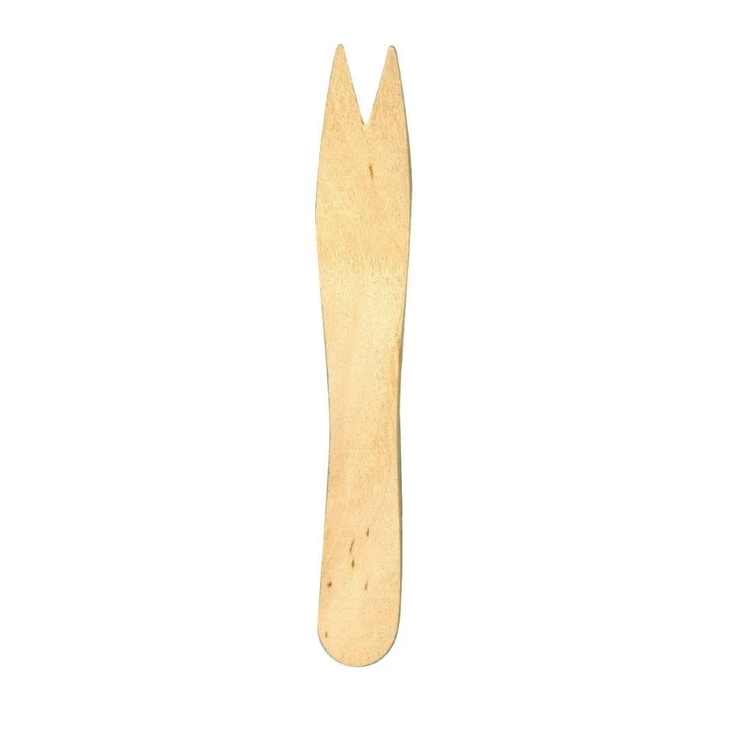 Garfo de Madeira Biodegradável 95 mm - Pacote com 1000