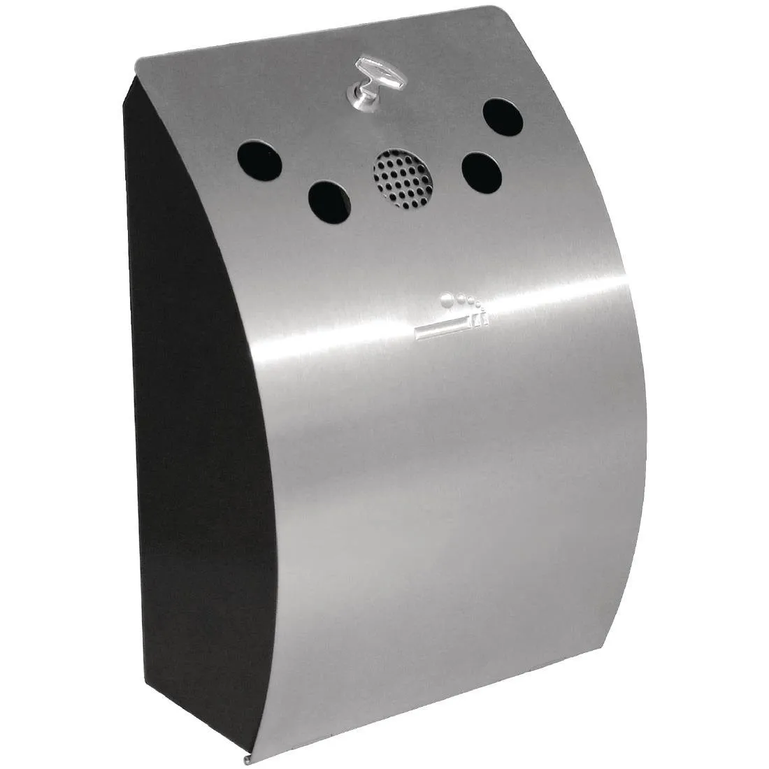 Cinzeiro de Parede em Aço Inoxidável - 245 x 142 mm