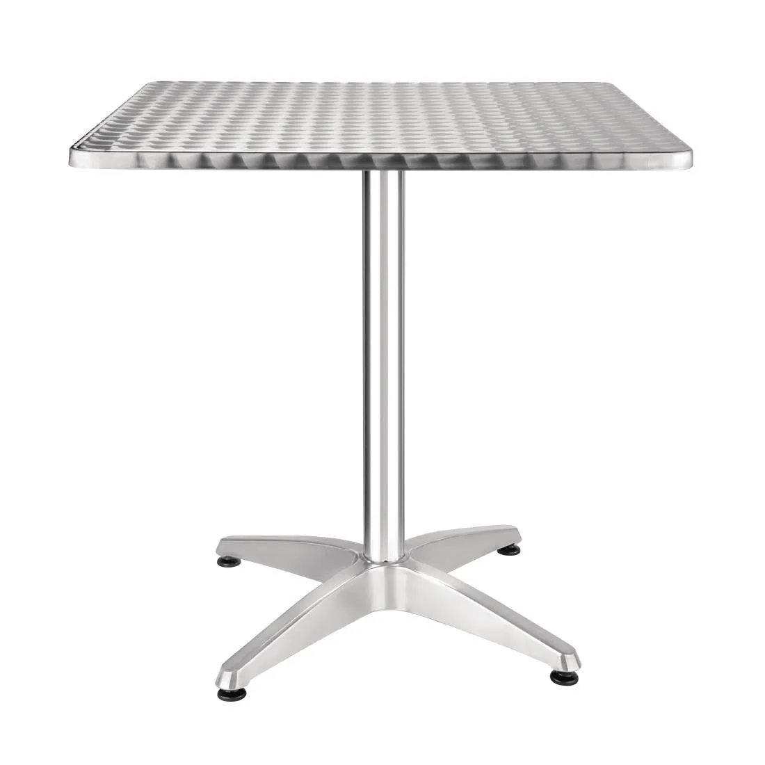 Mesa Bistrô Quadrada em Inox - 700 x 700 mm