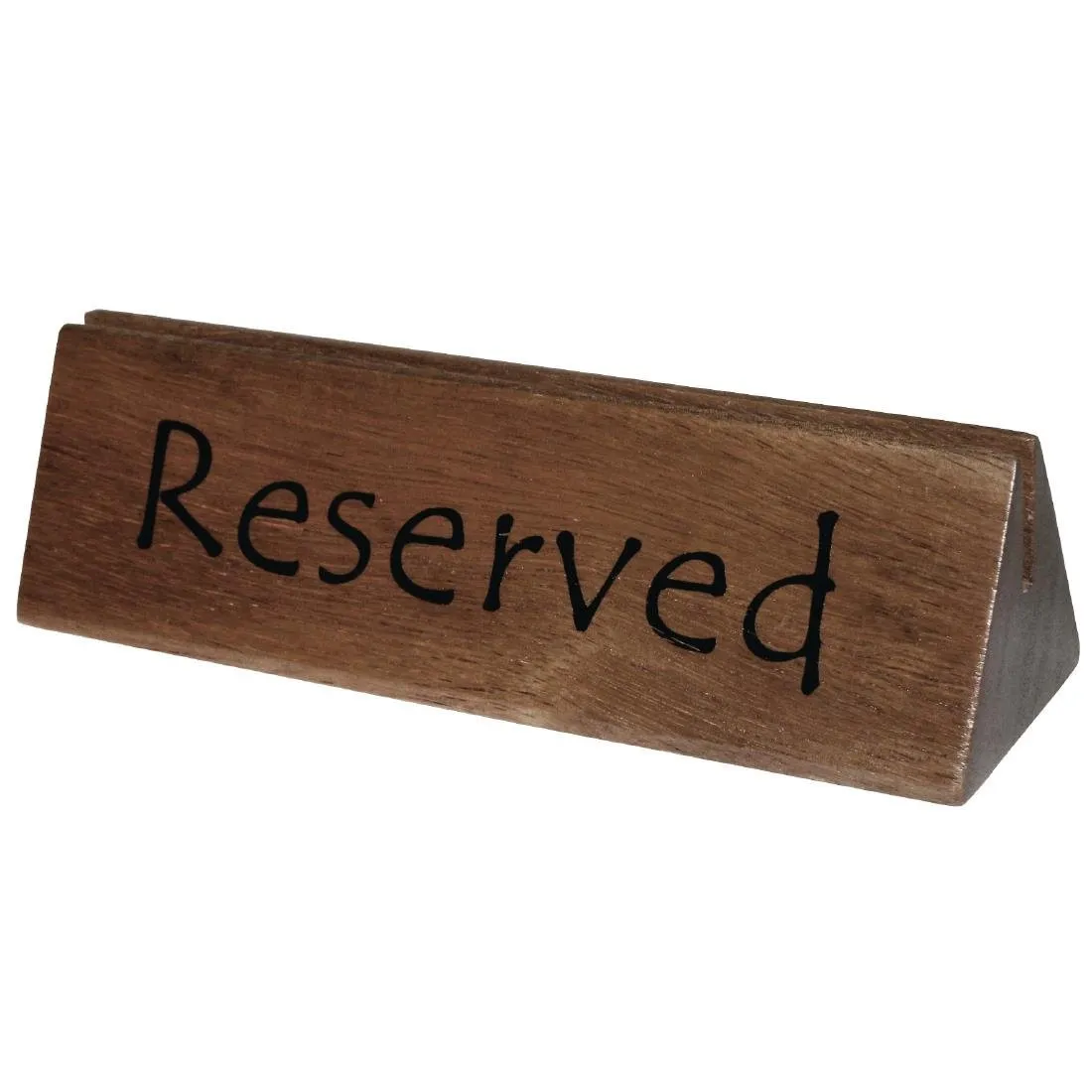 Cavalete de Madeira Reservado - 150 X 35 mm