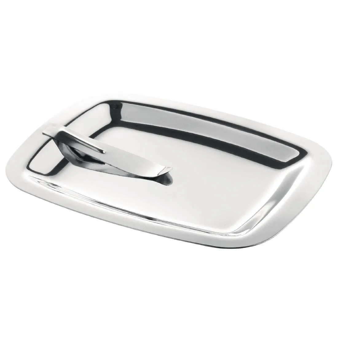 Tabuleiro de Adição em Aço Inoxidável com Clipe - 150 x 120 mm