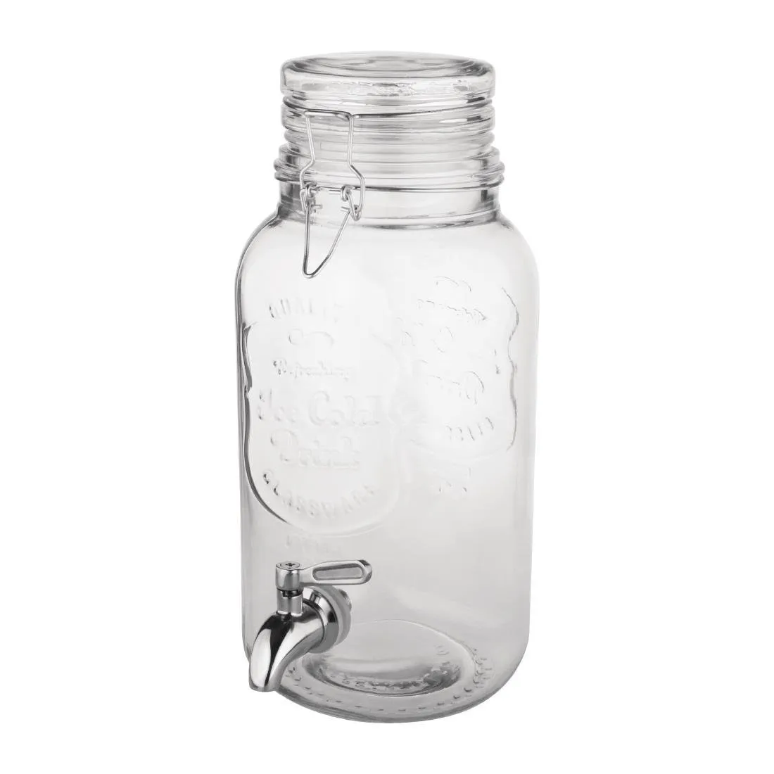 Distribuidor de Bebidas Retrô com Fechamento Metálico - 3,6 L