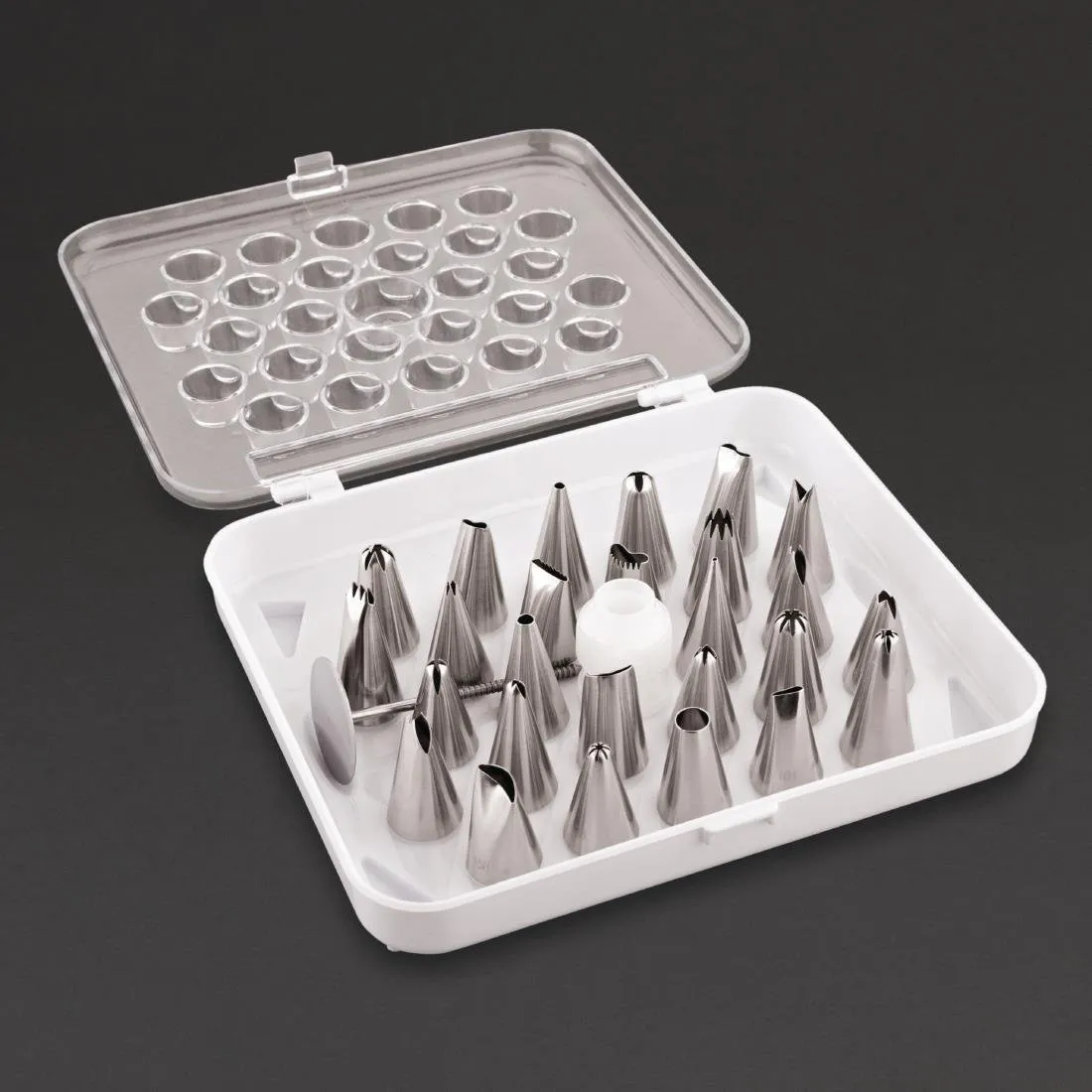 Bicos de Confeitar Variados em Aço Inoxidável - Conjunto com 26