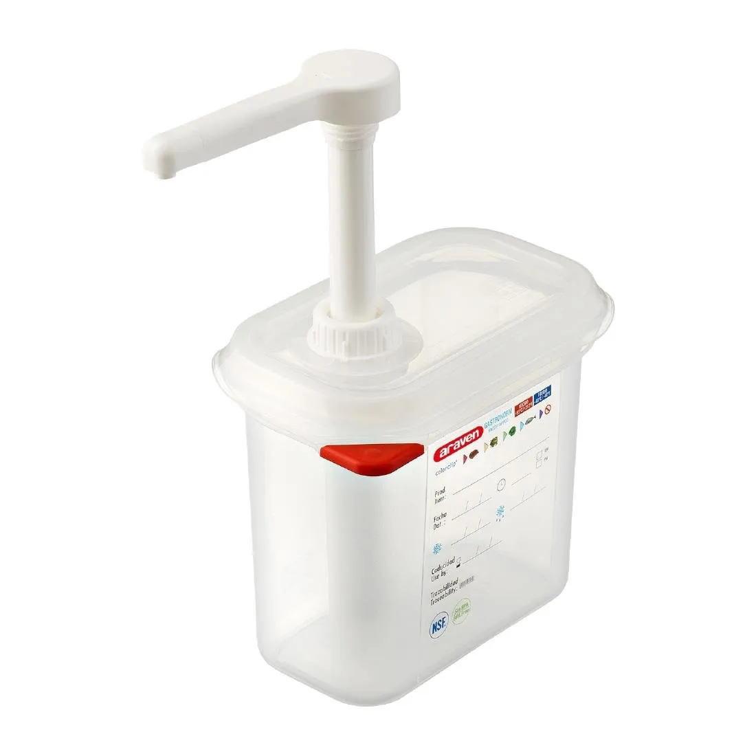 Distribuidor de Molho Transparente GN 1/9 - 1,5 L