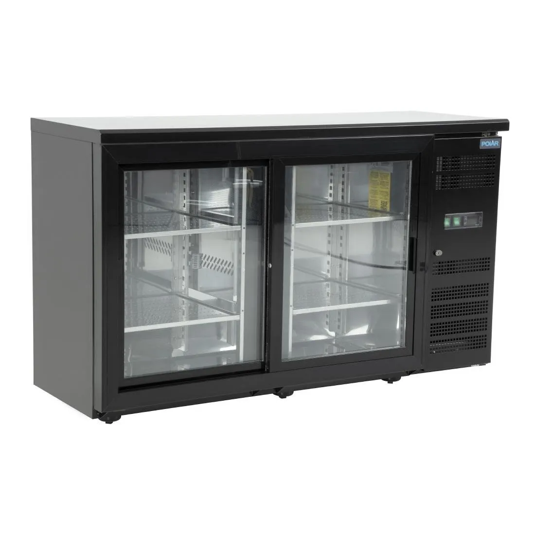 Frigorífico de Barra Traseira - 2 Portas de Vidro Deslizantes - 350 L