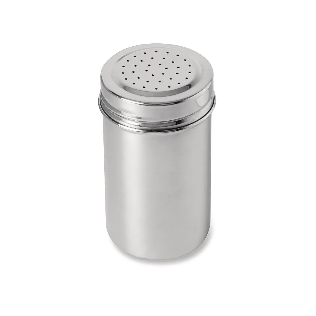 Polvilhador de grandes perfurações em aço inoxidável - 350 ml