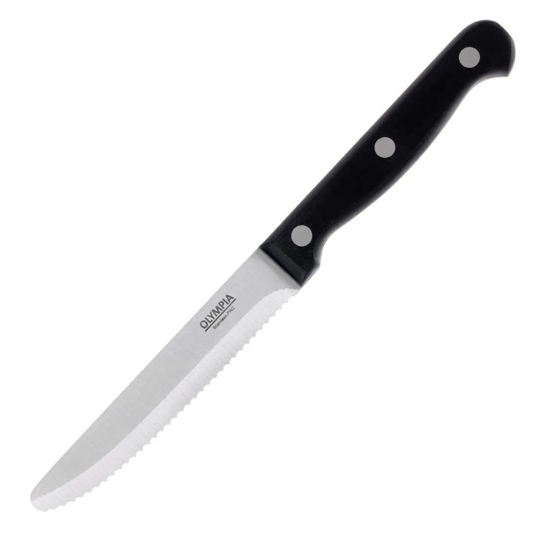 Faca de carne preta - Conjunto de 12