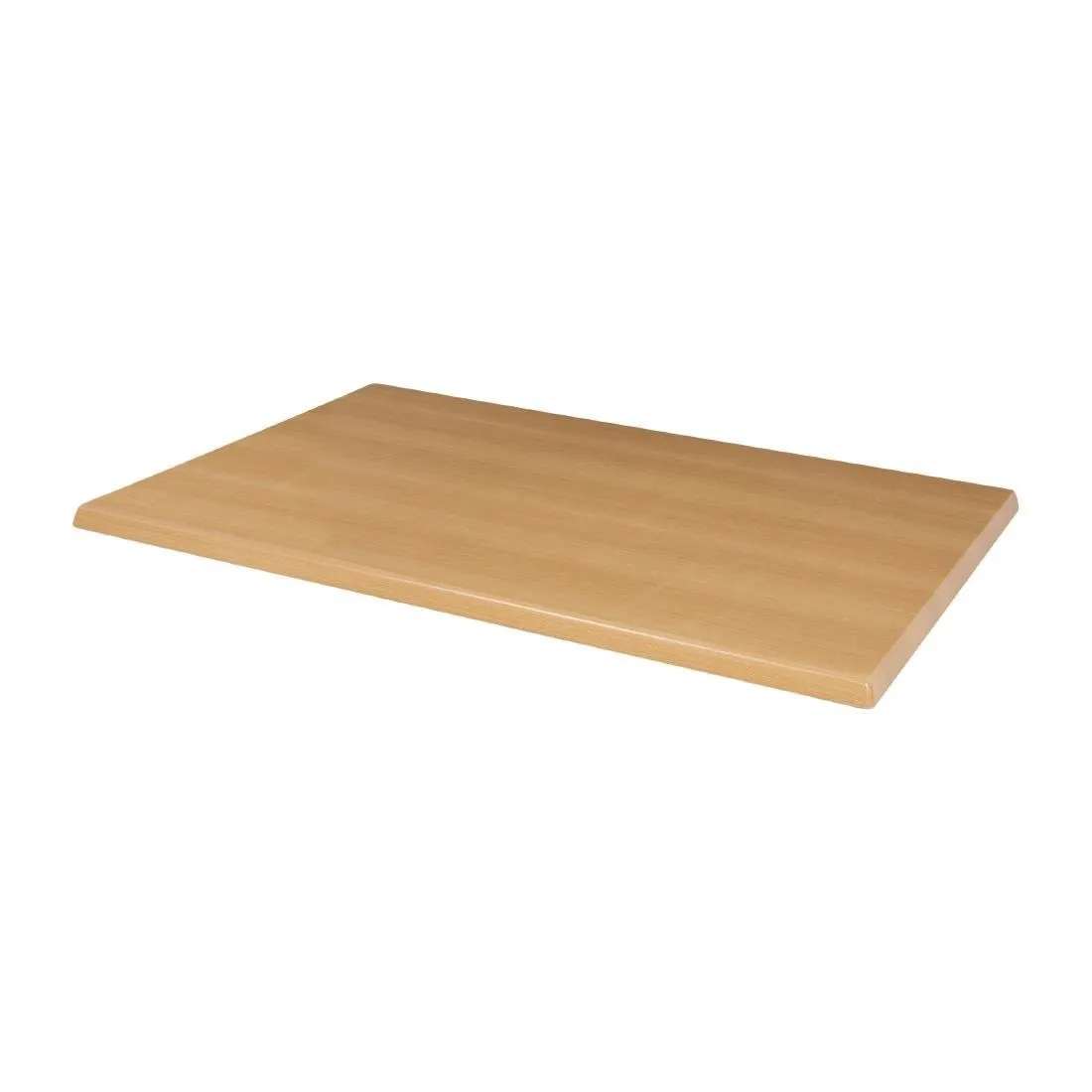 Tabuleiro de Mesa Retangular Pré-Perfurado em Faia