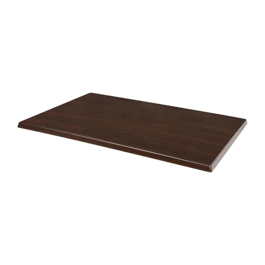 Tabuleiro de Mesa Retangular Pré-Perfurado Marrom Escuro
