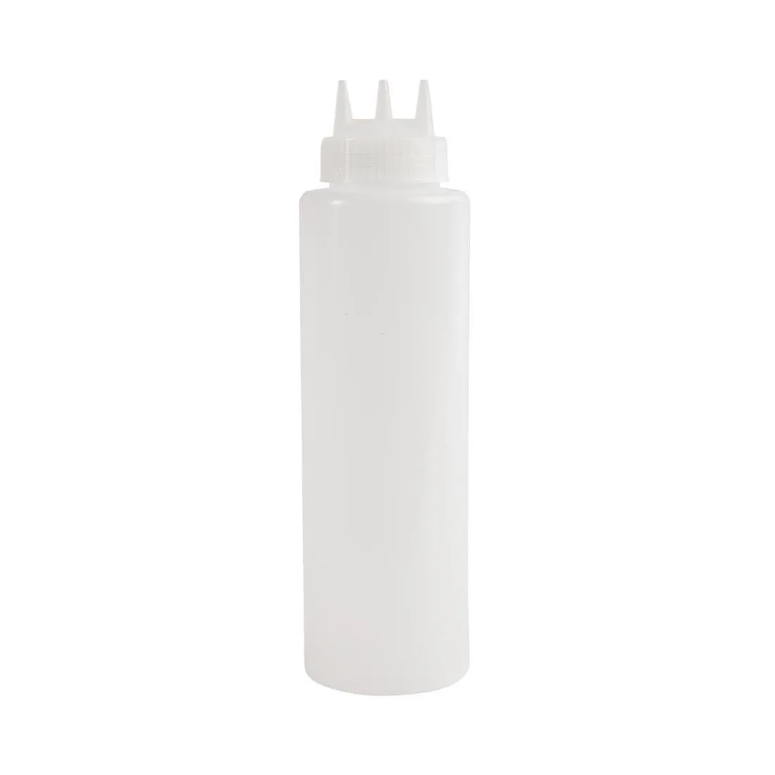 Garrafa Flexível Transparente 3 Bicos - 908 ml