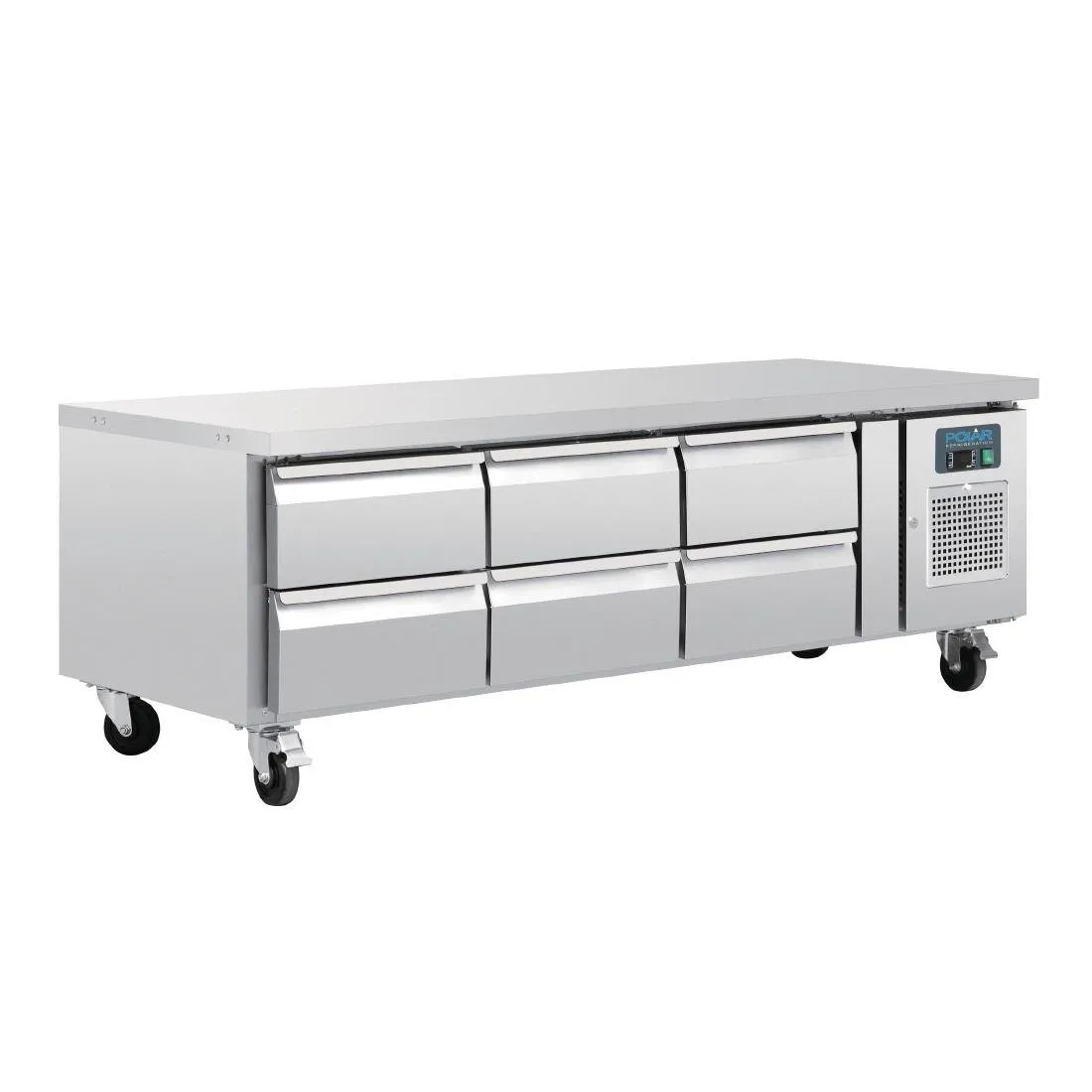 Base Refrigerada Positiva GN 1/1 Série U - 6 Gavetas - 317 L