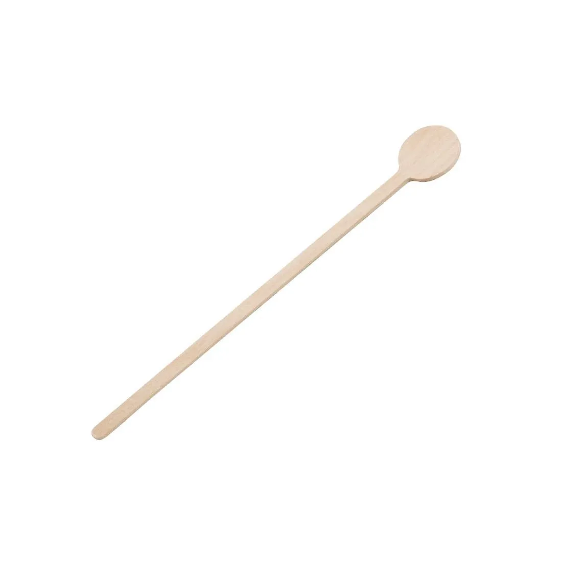 Agitadores de Coquetel Biodegradáveis de Madeira 150 mm - Pacote com 100