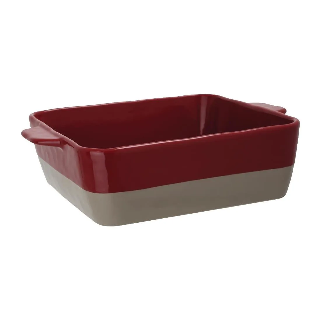 Tabuleiro de Assar Retangular Vermelho e Bege - 4,2 L