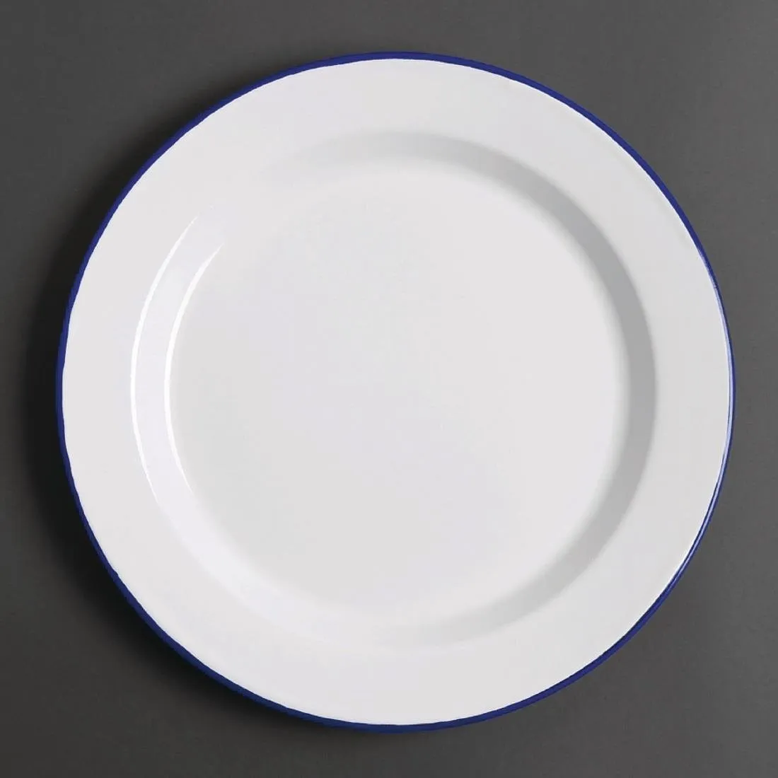 Prato Raso em Aço Esmaltado - ø 300 mm - Conjunto de 6