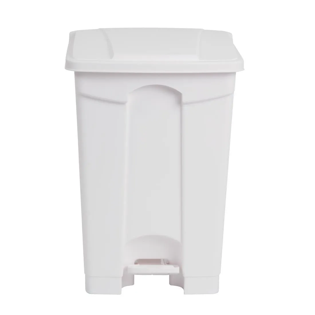 Caixote do lixo de cozinha com pedal branco - 45 L