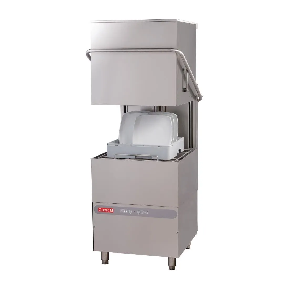 Máquina de lavar louça Maestro com tampa, bomba de enxágue peristáltica e dosador de detergente 50 x 50 cm - 400V
