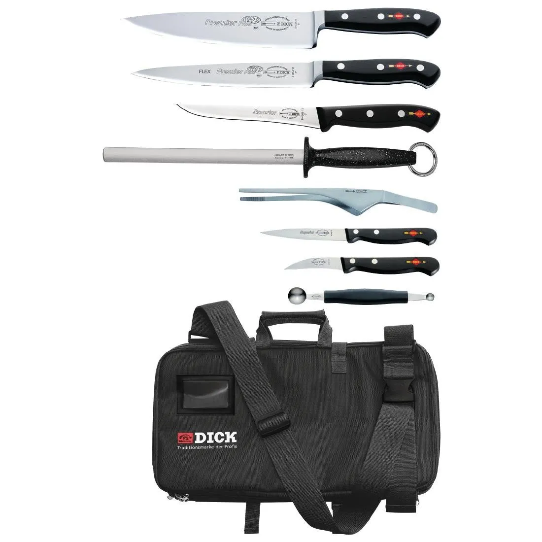 Conjunto de 8 facas com estojo