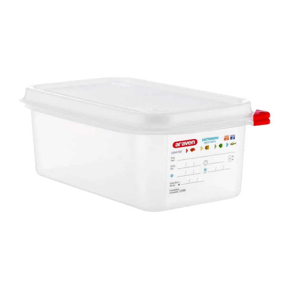 Caixa de Alimentos GN1/4 2,8L - Conjunto de 4