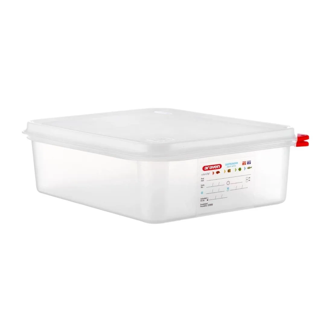 Caixa de Alimentos GN1/2 6,5L - Conjunto de 4