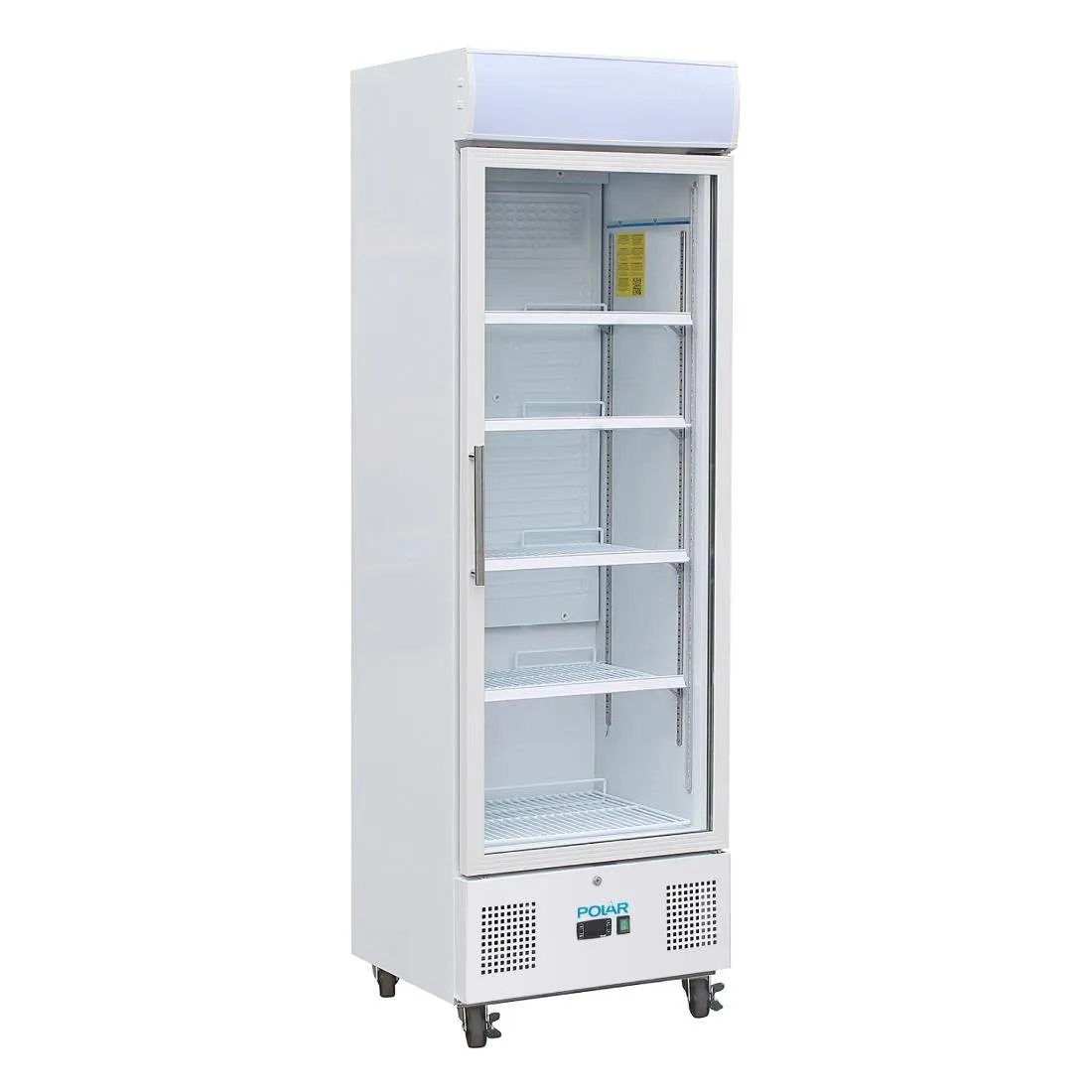 Vitrina refrigerada positiva branca Série G - 336 L