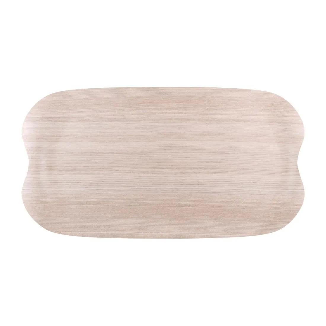 Tabuleiro de Serviço Wave 43X23cm em Madeira Clara com Veios
