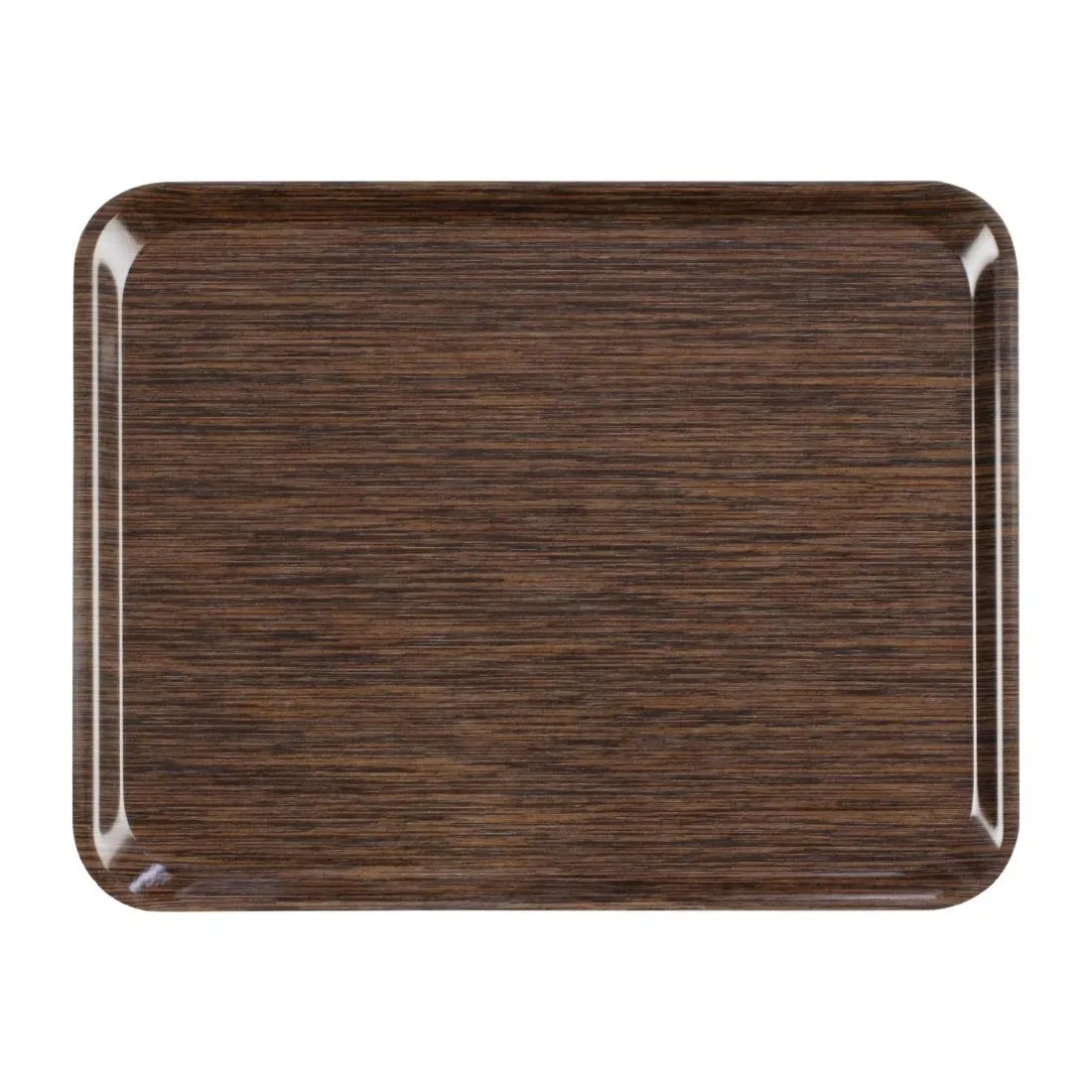 Tabuleiro de serviço em melamina Self 46X36cm Wengé
