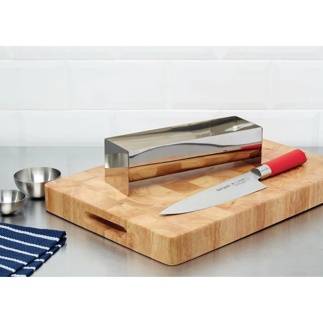 Forma de Terrina em Aço Inoxidável em Formato de U - 260mm