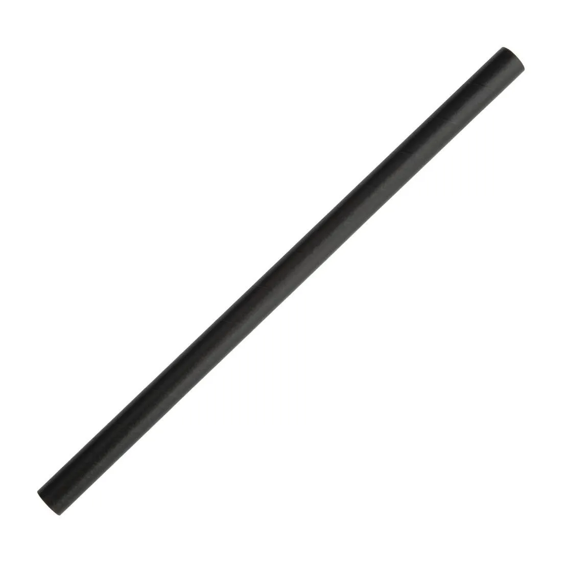 Palhinhas para smoothie de papel - Pretas - L 210mm - Conjunto de 250