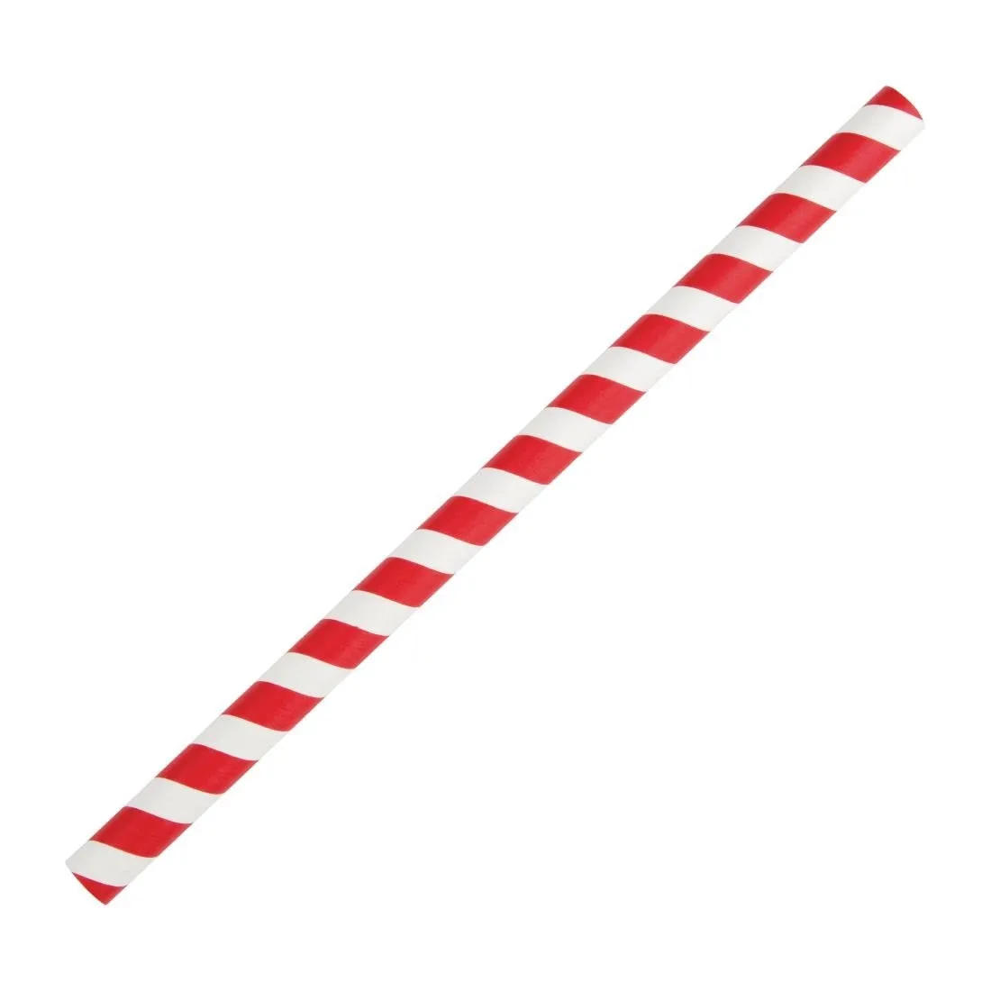 Palhinhas para smoothie de papel - Vermelho - L 210mm - Conjunto de 250