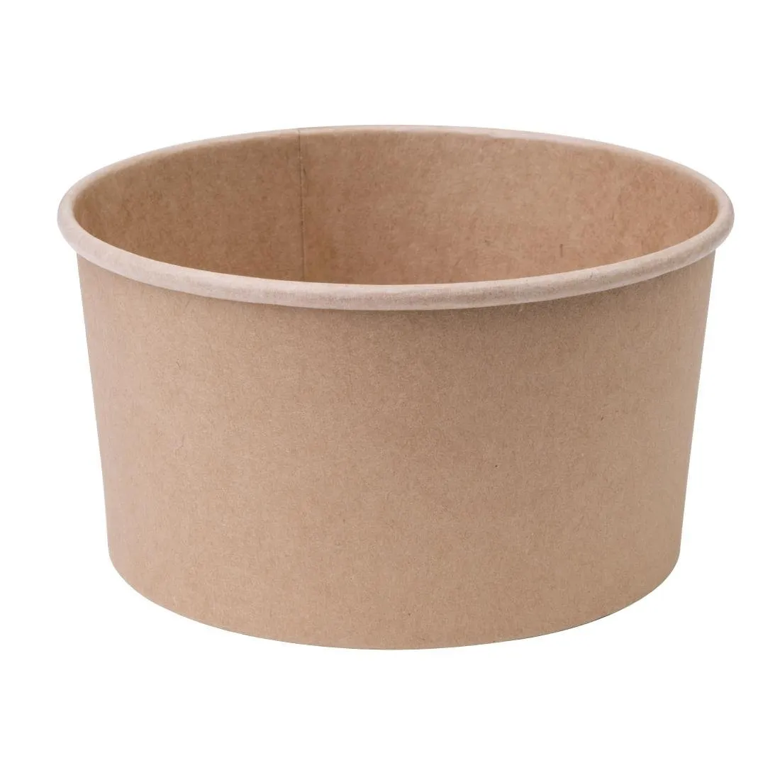 Salada de Bolsa Kraft Redonda - 1 L - Pacote de 300