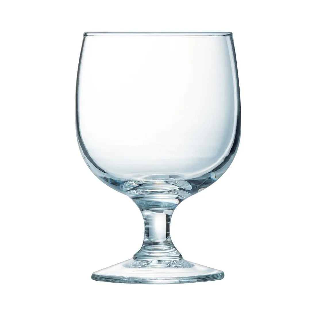 Copos de pé empilháveis ​​temperados Amélia - 250ml - Conjunto de 12