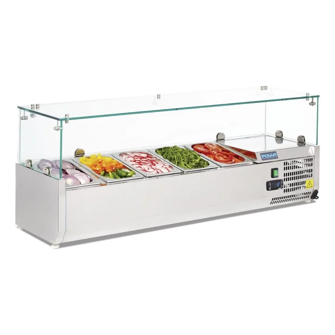 Vitrina de Ingredientes Refrigerada Série G - 5 x GN 1/4