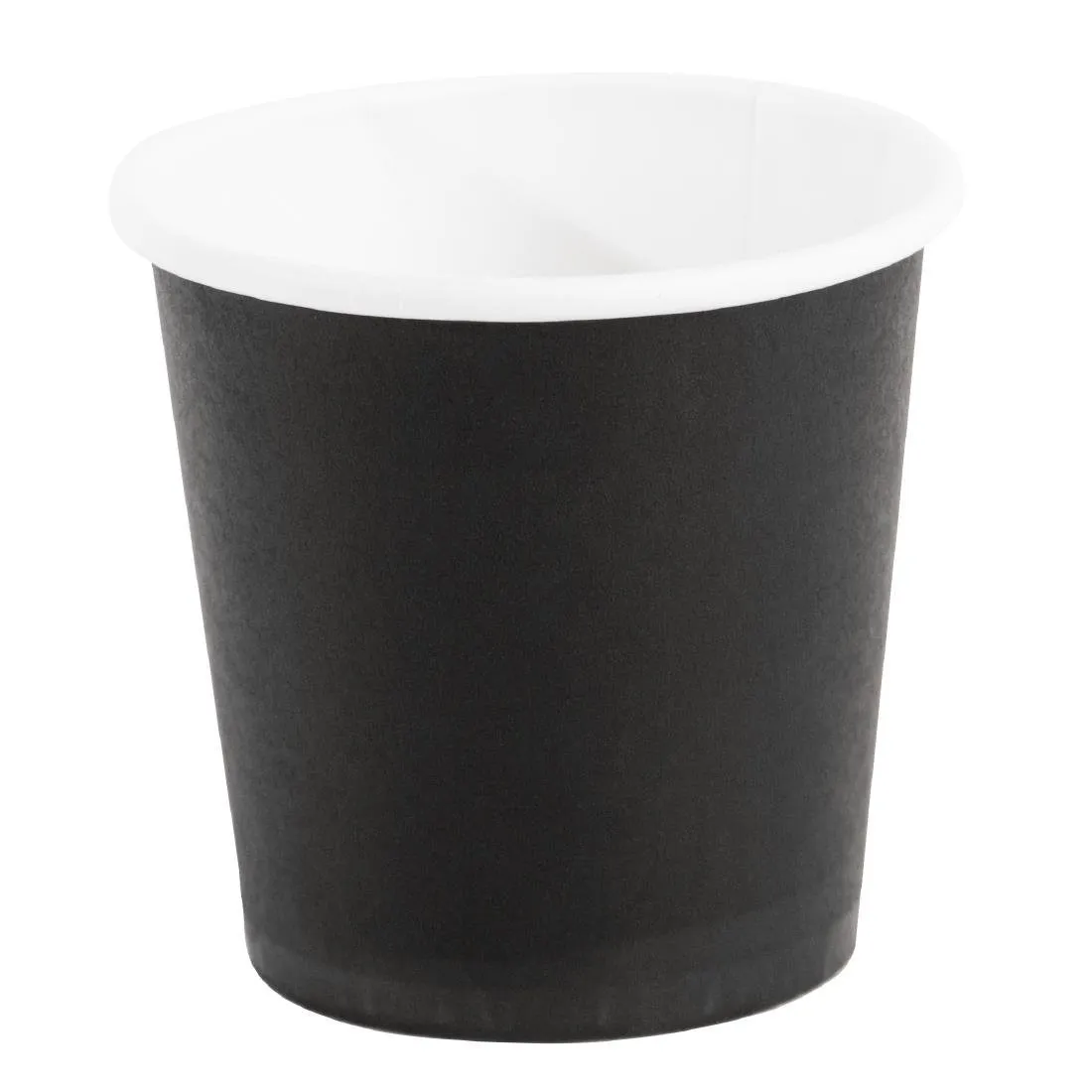 Copos Descartáveis de Café Espresso Pretos - 120ml - Pacote com 1000