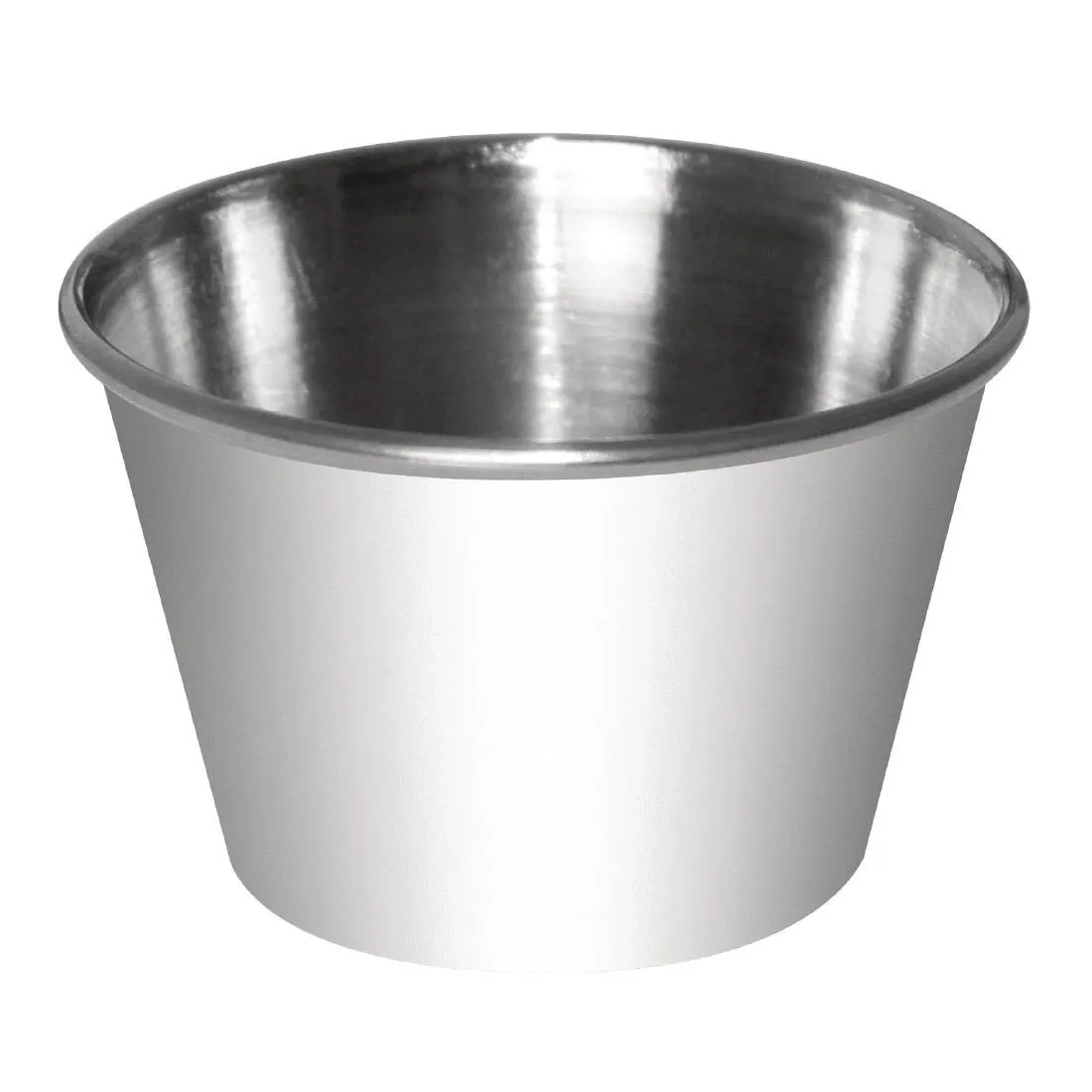 Potes de Molho em Aço Inoxidável - 70ml - Conjunto de 12