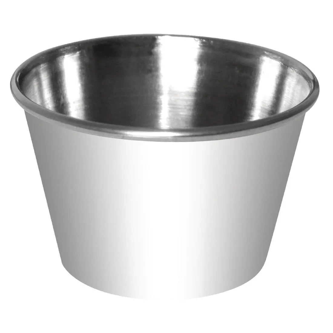Potes de Molho em Aço Inoxidável - 115ml - Conjunto de 12