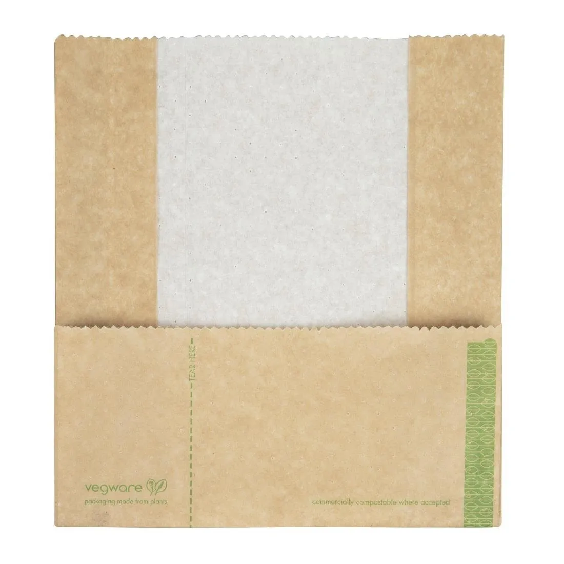 Saquetes Panini Kraft Compostáveis - Lote de 500