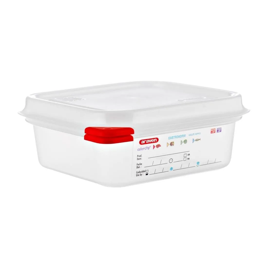 Caixa de Alimentos GN1/6 - 1,1L - Conjunto de 4