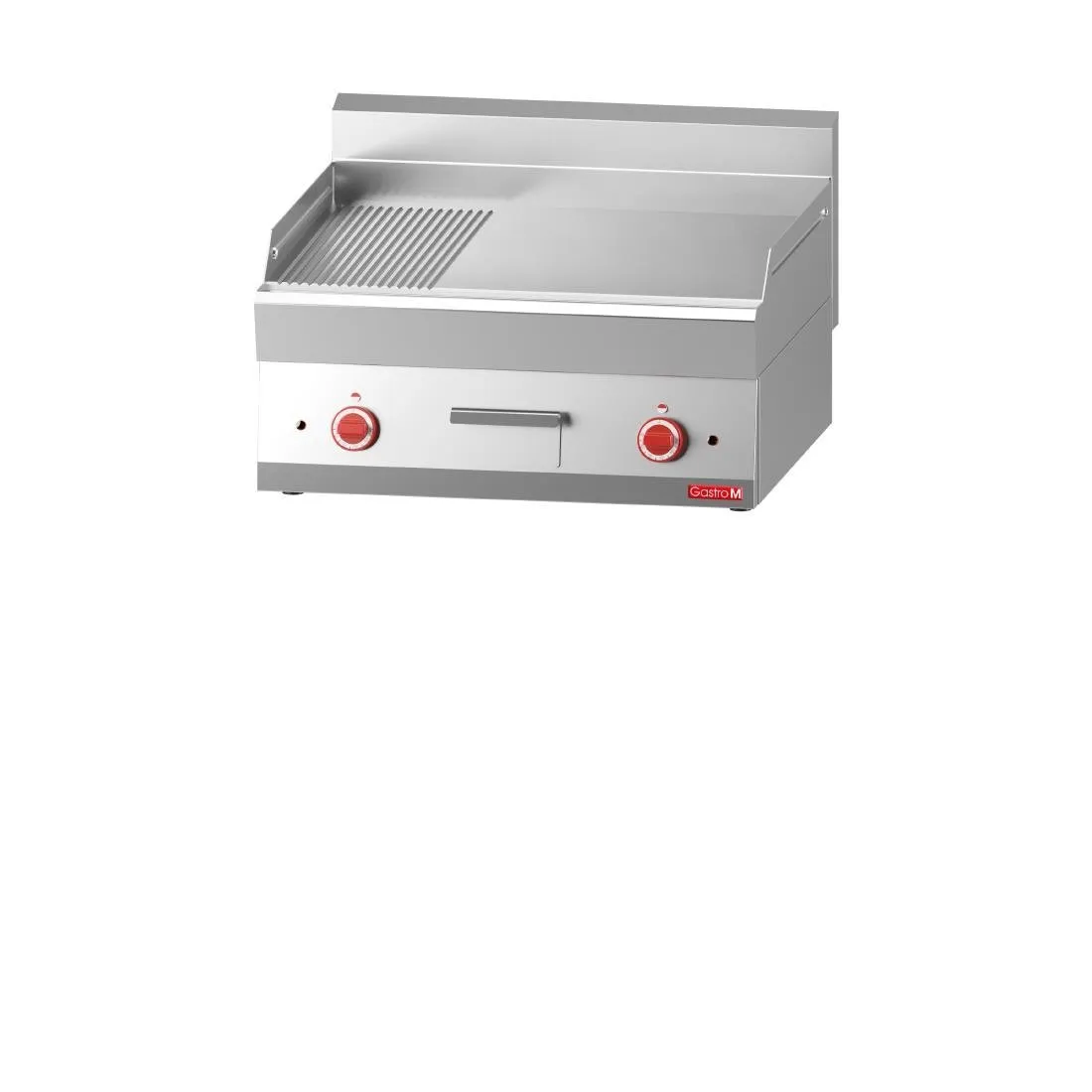 Chapa Elétrica com Metade Lisa Metade Grelhada - L 700 x P 650 mm