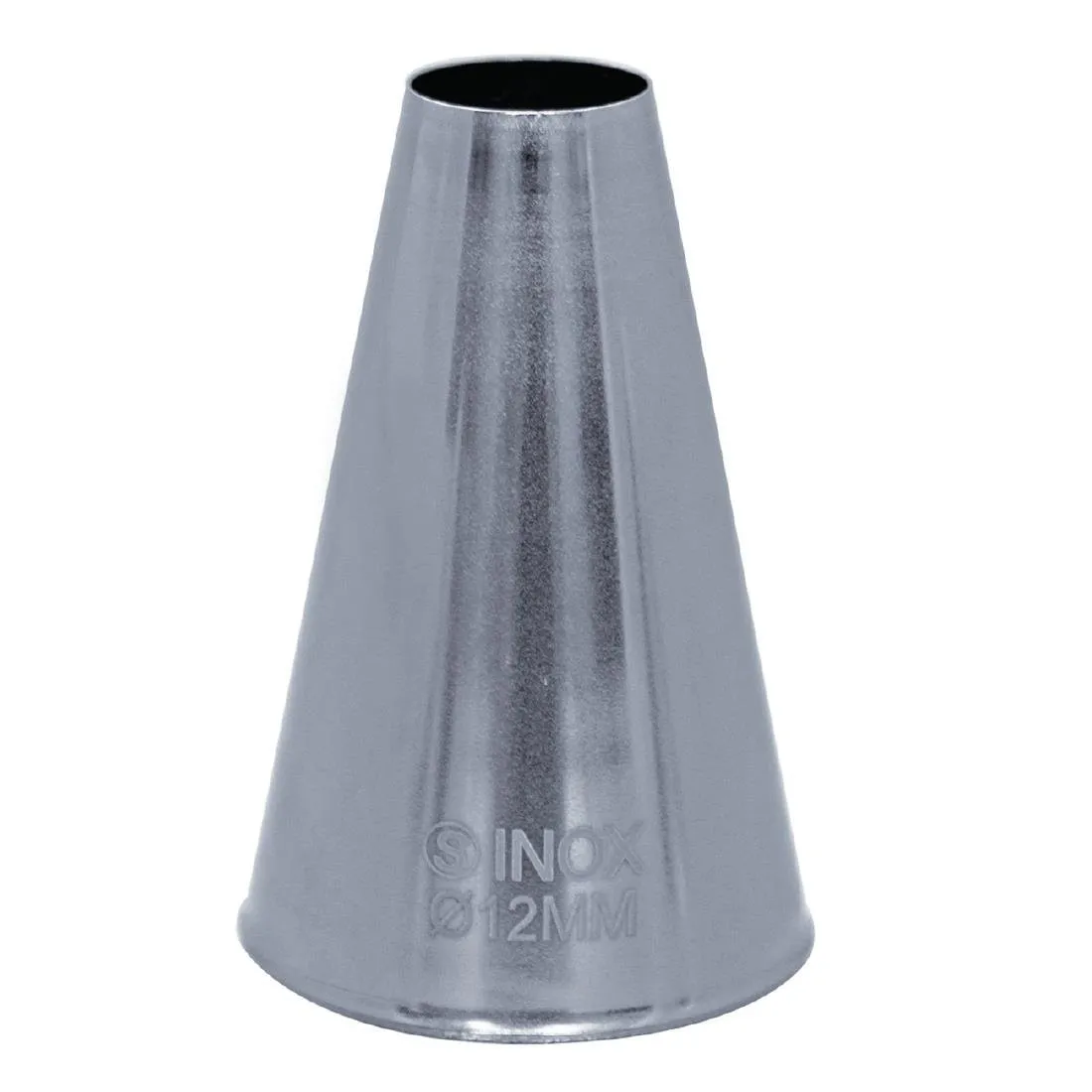 Soquete de Aço Inoxidável Liso 12mm