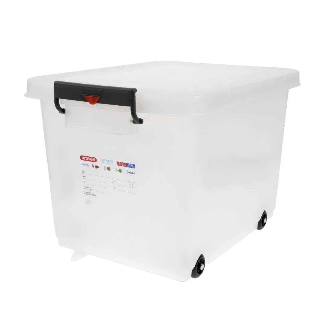 Contentor Alimentar Móvel com Tampa 50L